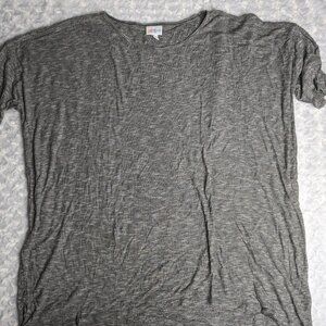 3XL Gray Lightweight Sweater LuLaRoe Irma Tunic